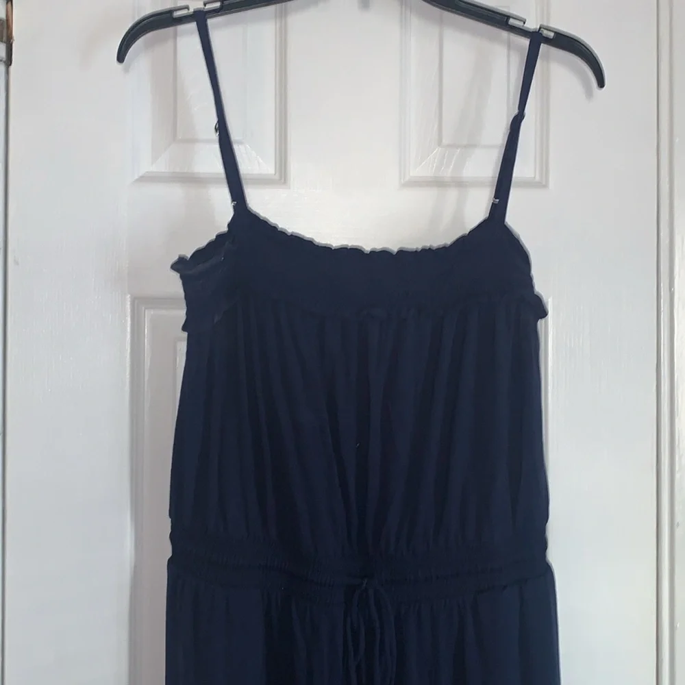 LOFT Smocked Strappy Jumpsuit - Picture 5 of 6